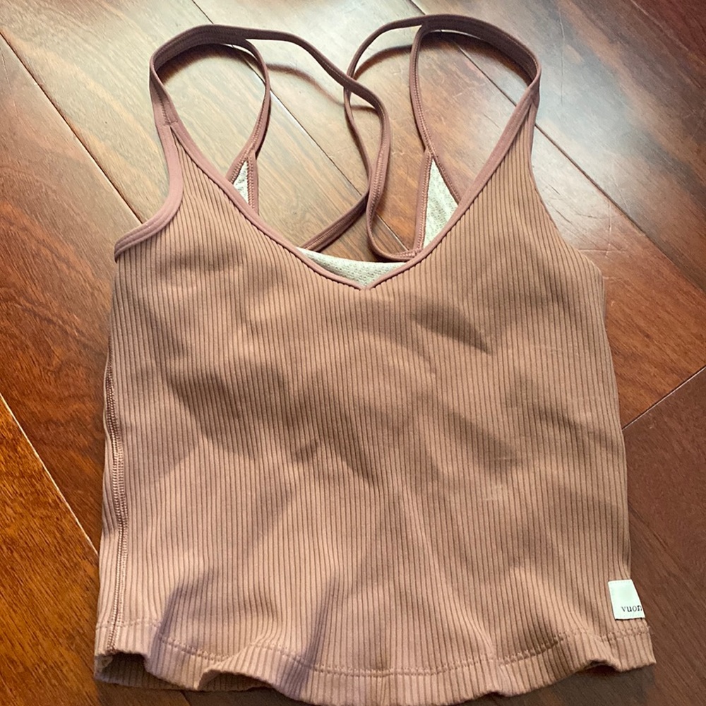 Vuori rib crop tank size small